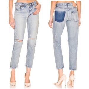 🔥 Moussy Vintage Maverick tapered jeans sz26 NWT